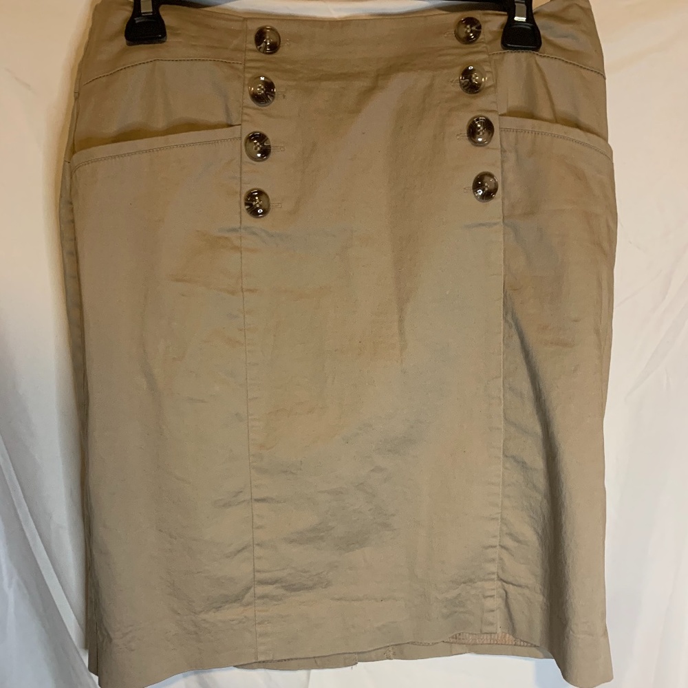 H&M Khaki Skirt Size 8